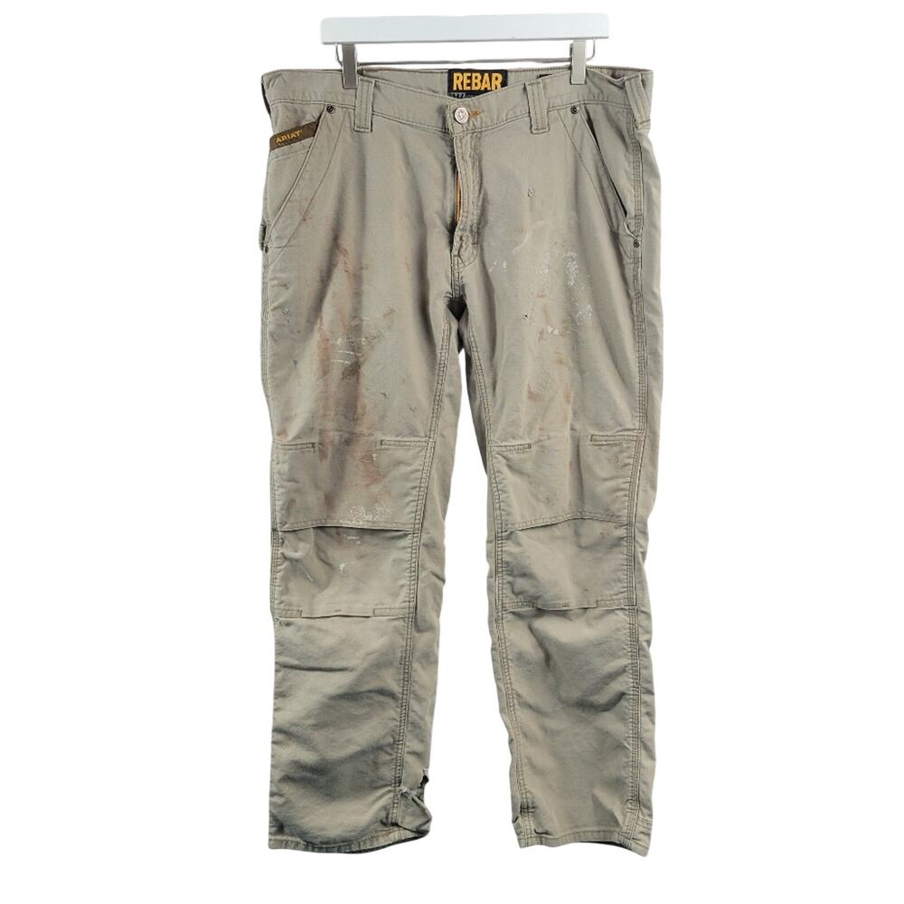Ariat Rebar Low Rise Boot Work Pant Destroyed Thrashed 36/34